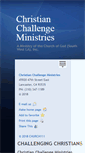 Mobile Screenshot of christianchallengeministries.org